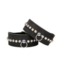Ouch Diamond Studded Wrist Cuffs