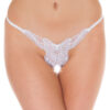 crotchless underwear, sexy white crotchless thong
