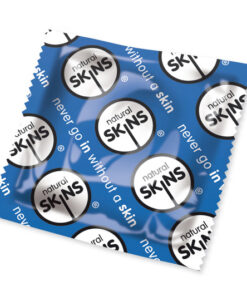 Skins Condoms Natural x50 (Blue)